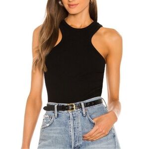 Agolde Black Sleeveless Women's Tank Top